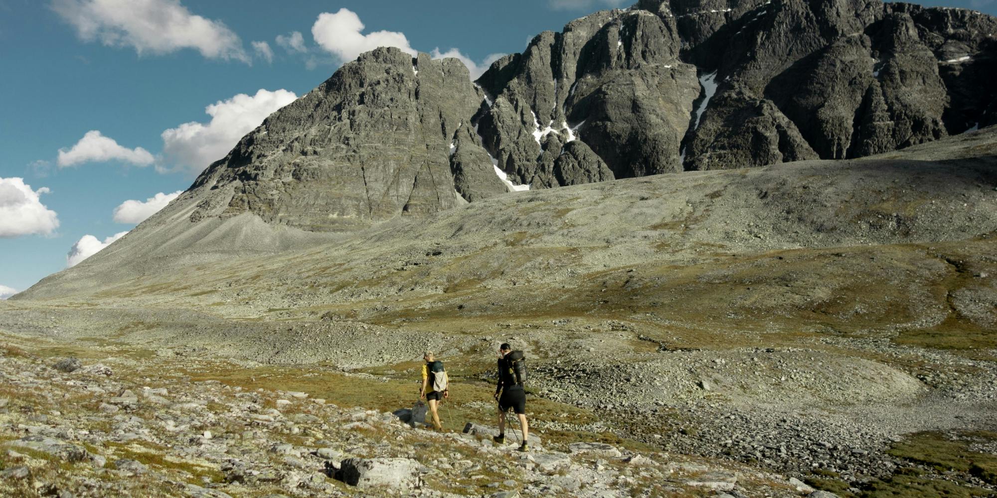 People hiking in the mountains