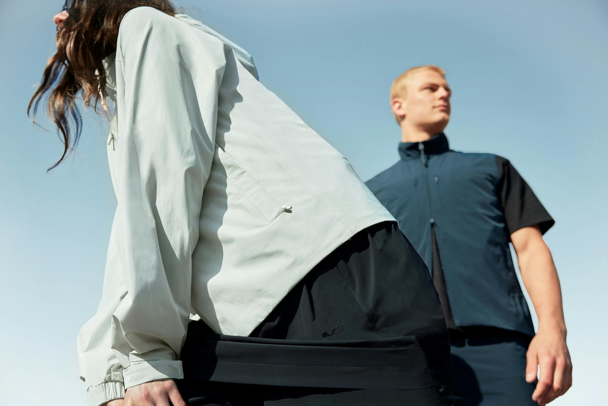 Man and woman wearing the Sorona capsule collection from BLÆST