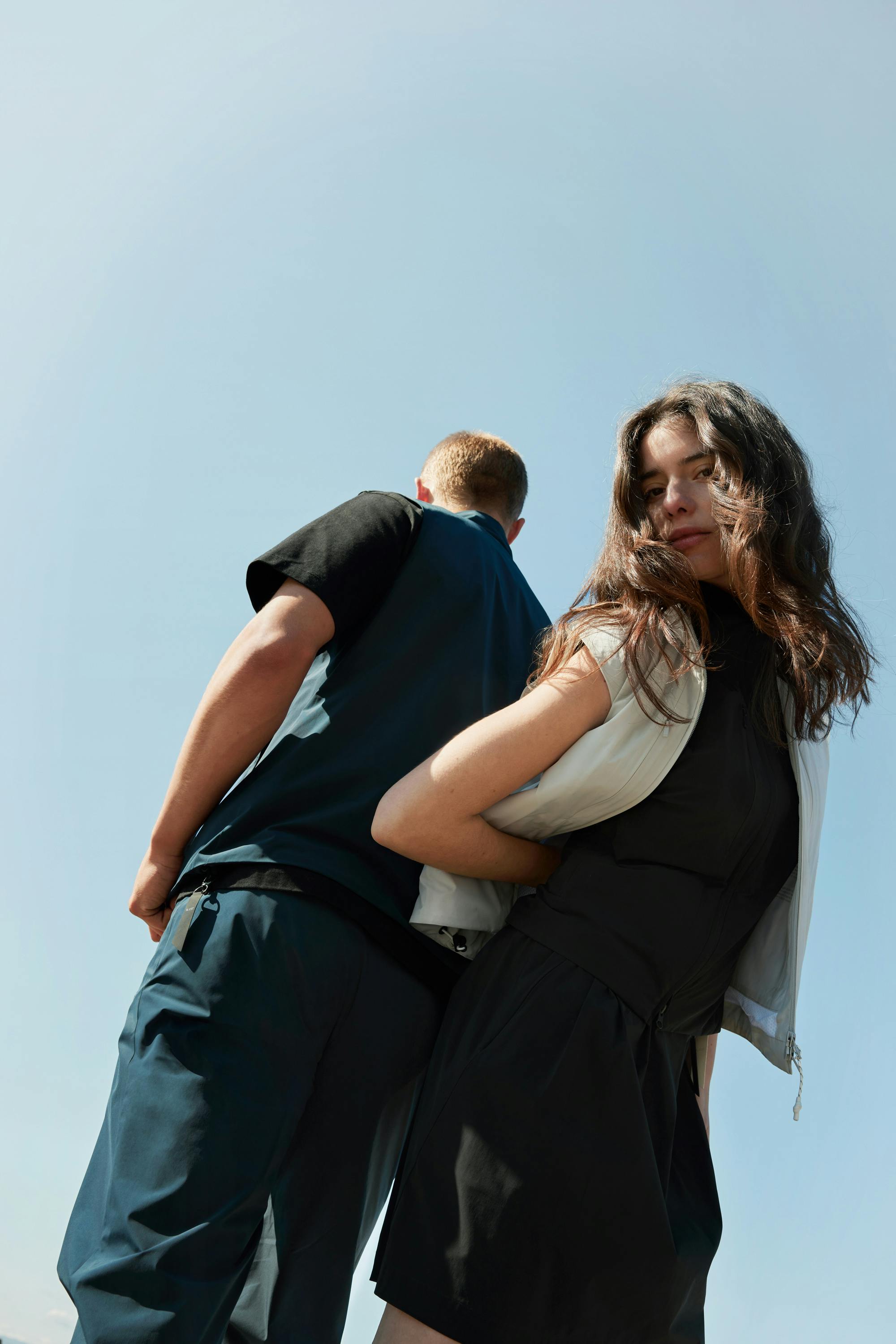 Man and woman wearing the Sorona capsule collection from BLÆST