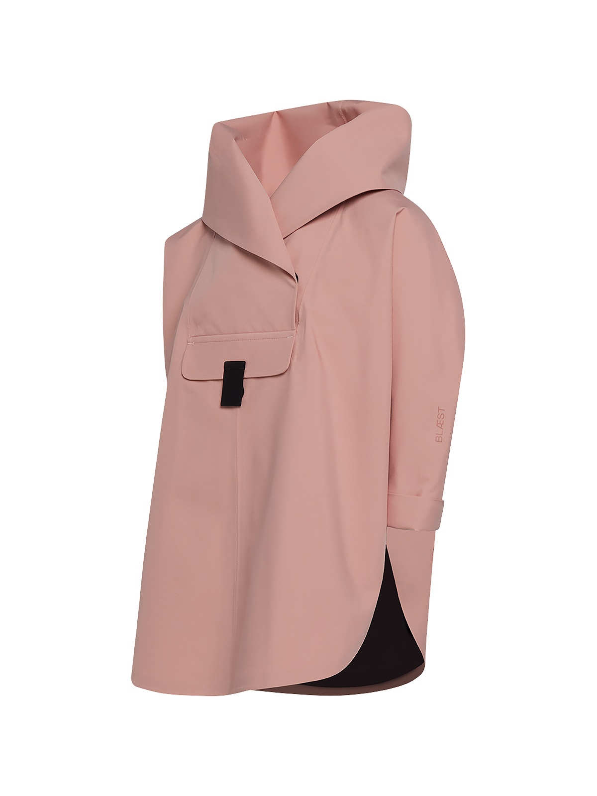 Bergen mini poncho in pink from Blæst
