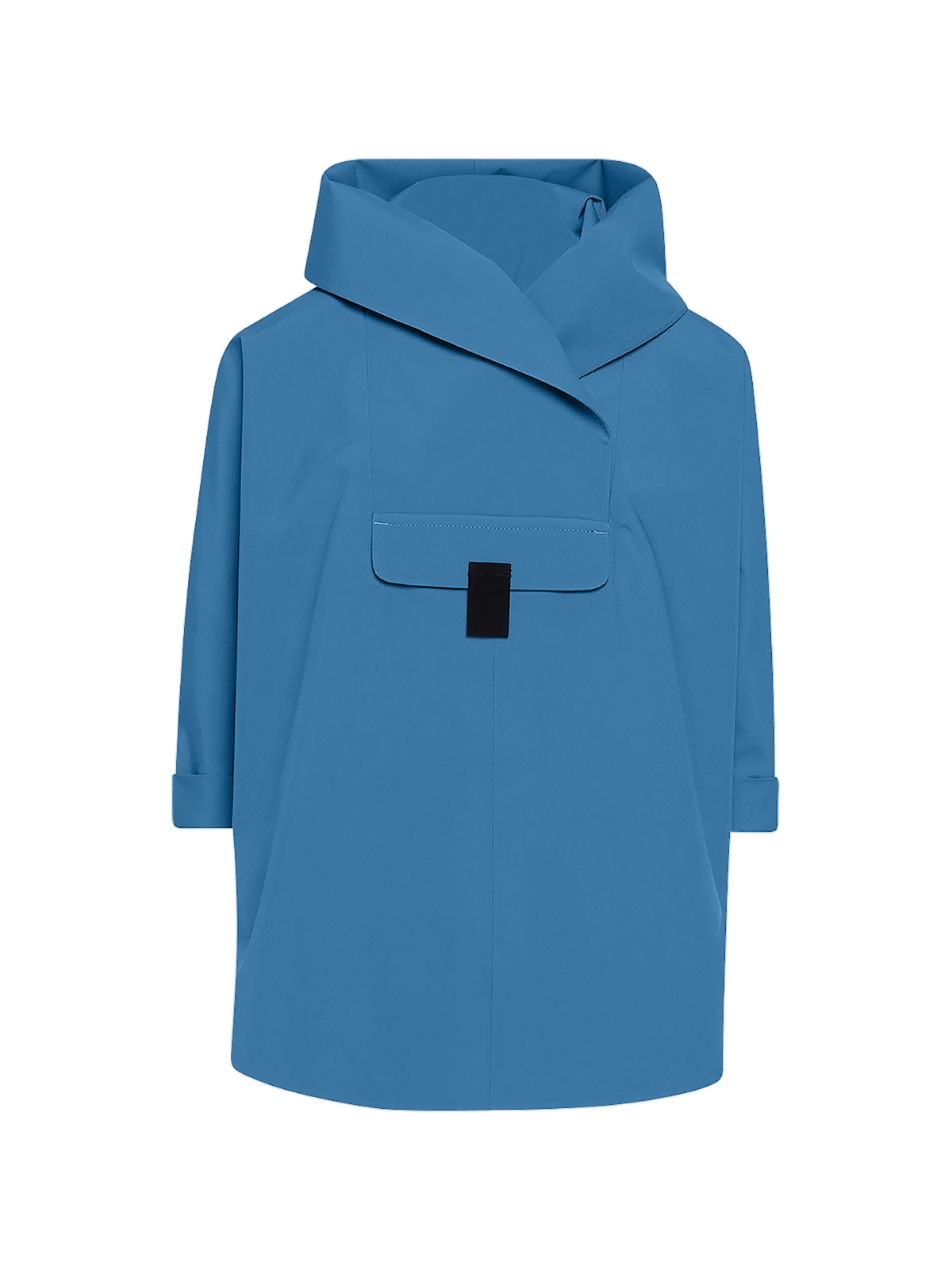 Bergen mini poncho in the color Coronet Blue from Blæst